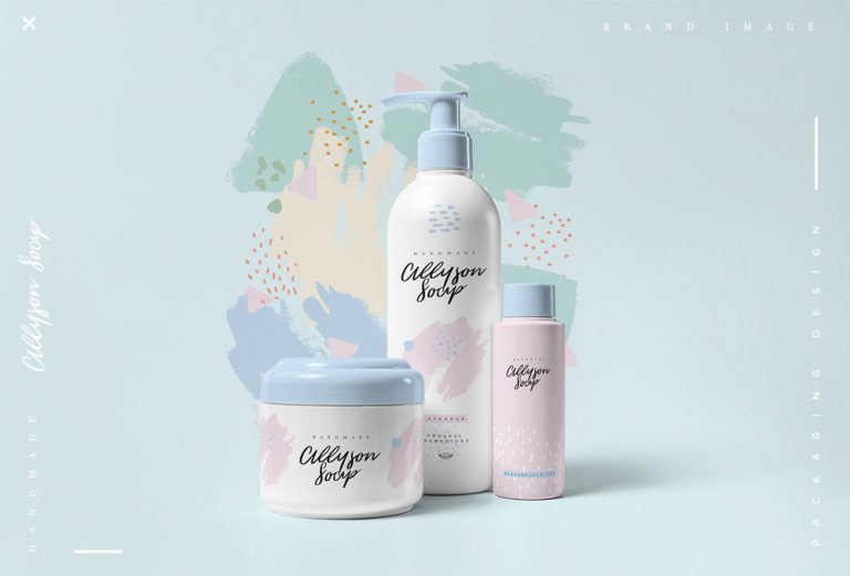 visual art group - packaging design tendenze 2020 - flat design beauty