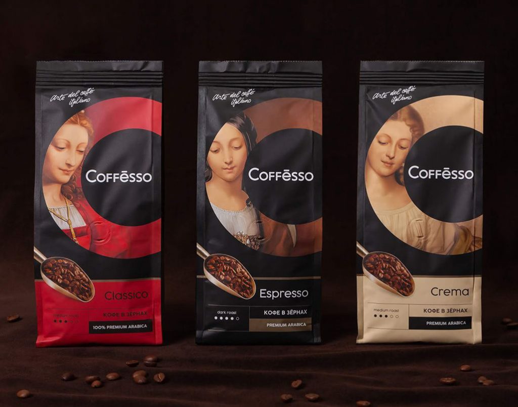 Visual Art Group - caffè coffesso, Indonesia, packaging