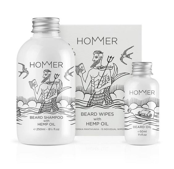 Visual Art Group - Hommer, linea da bagno uomo, hipster energy packaging