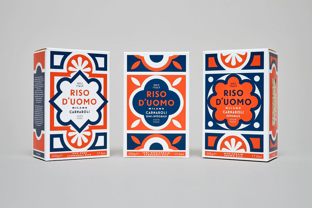 Visual Art Group - packaging design, riso d'uomo, italia